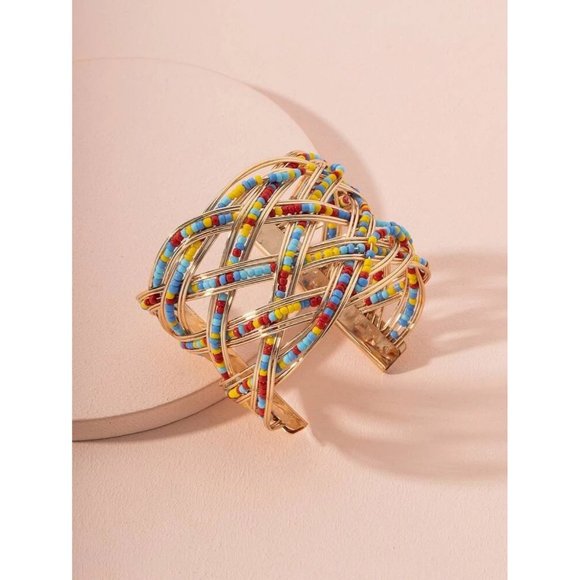 Bead Decor Bangle - Picture 3 of 4